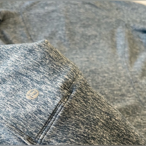 Lululemon | Women’s SZ 6 | Runderful Long Sleeve Top | Heathered Blue Run Pocket - Picture 7 of 9